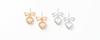 Valentine's Bow Heart Earrings