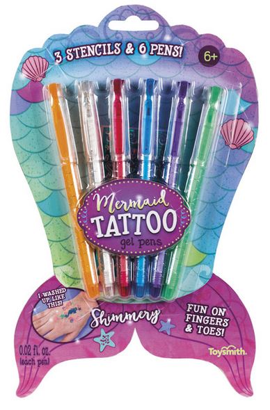 Mermaid Tattoo Gel Pens-1