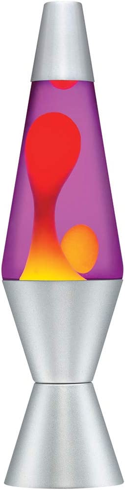 14.5 Inch Lava Lamp - Yellow/Purple-1