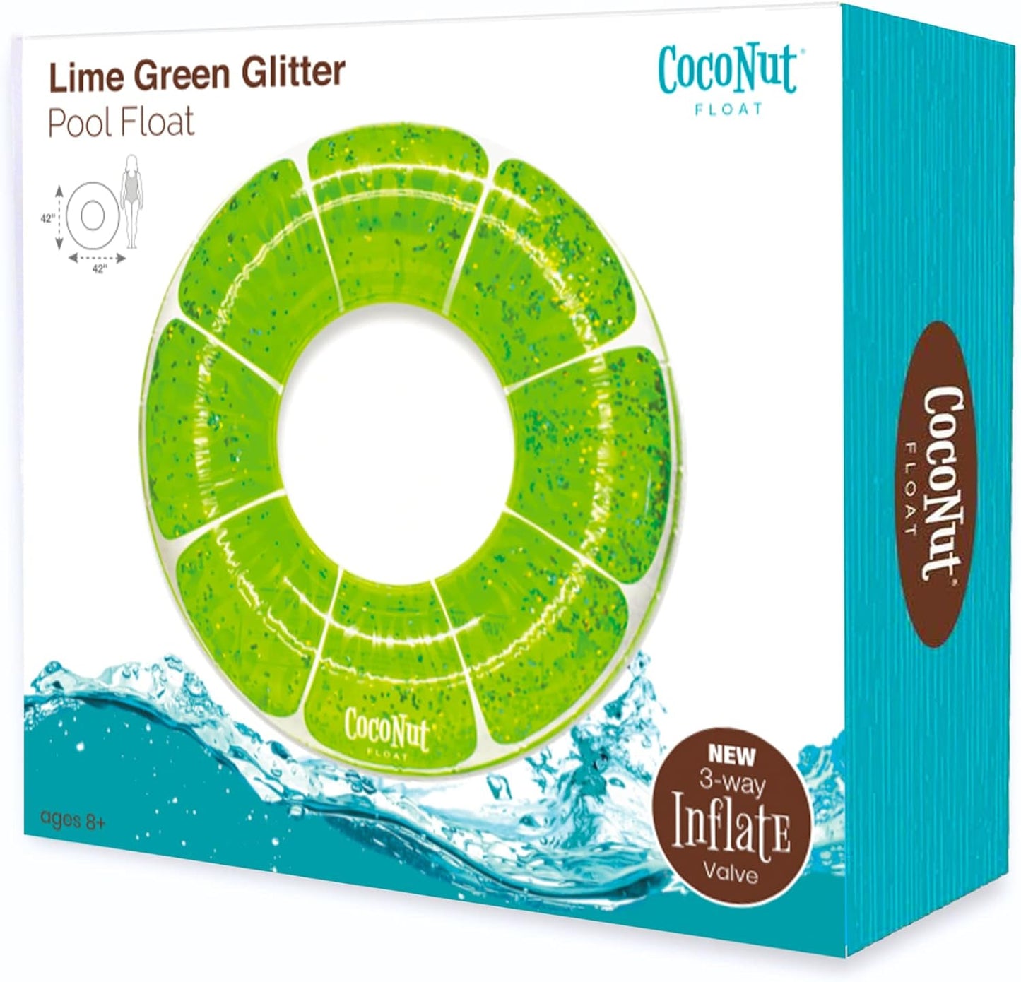 Lime Green Pool Float-2