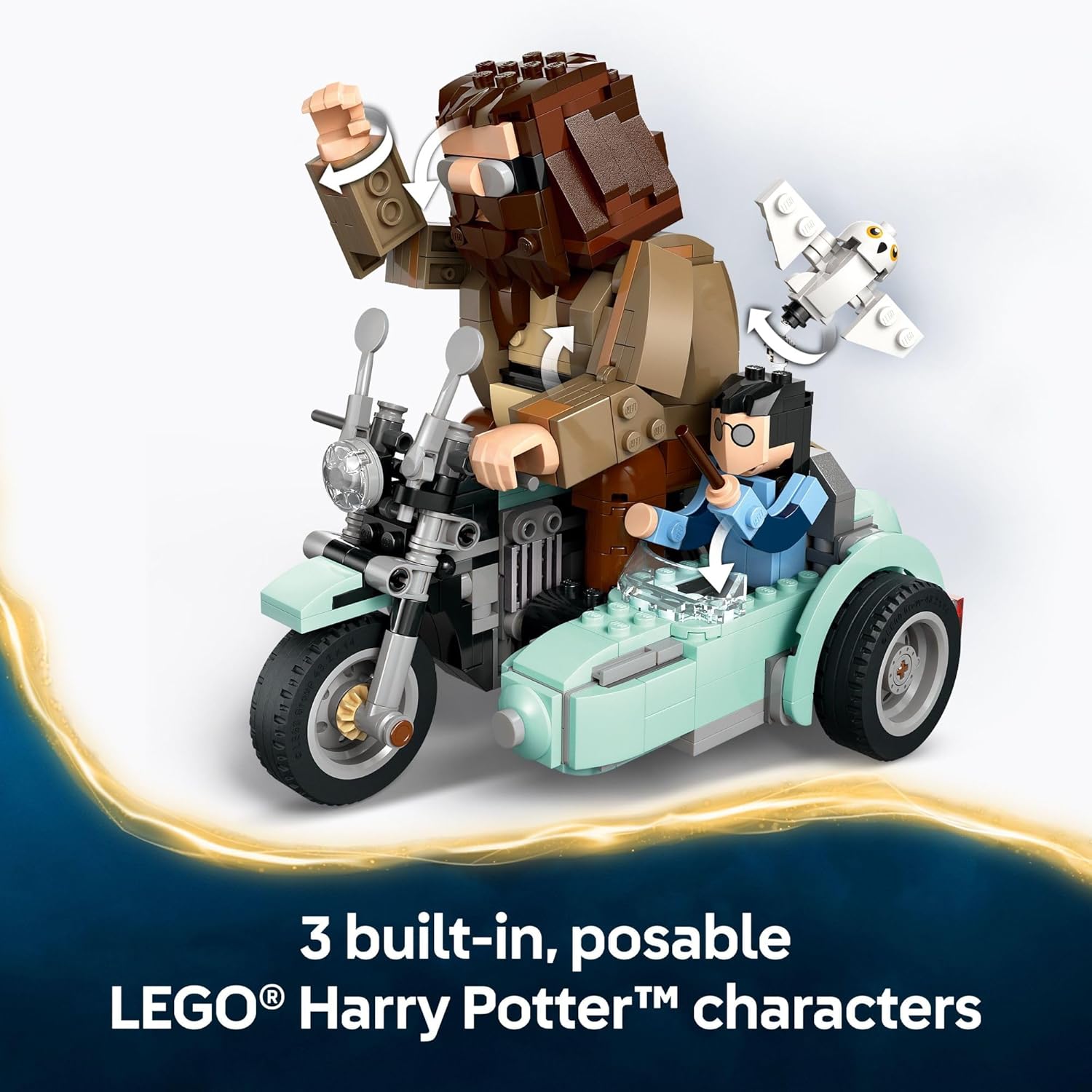 Harry Potter Hagrid  and Harry's Motorcycle Ride-2
