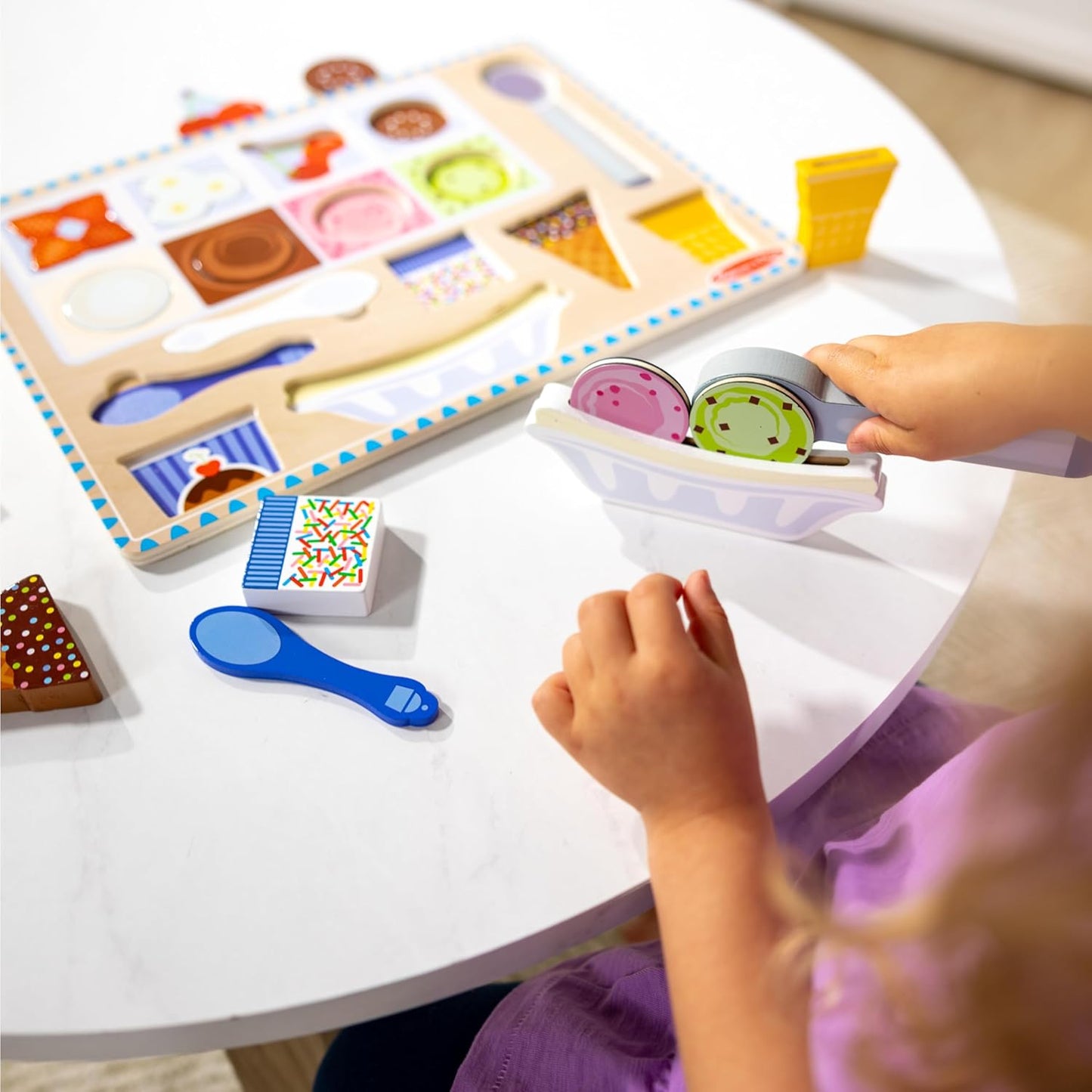 Magnetic Ice Cream Puzzle