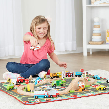 Deluxe Road Rug Play Set-4