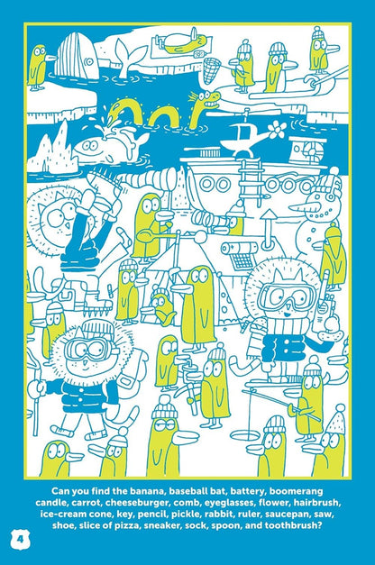 Let's Go Neon Travel Puzzle Book-4