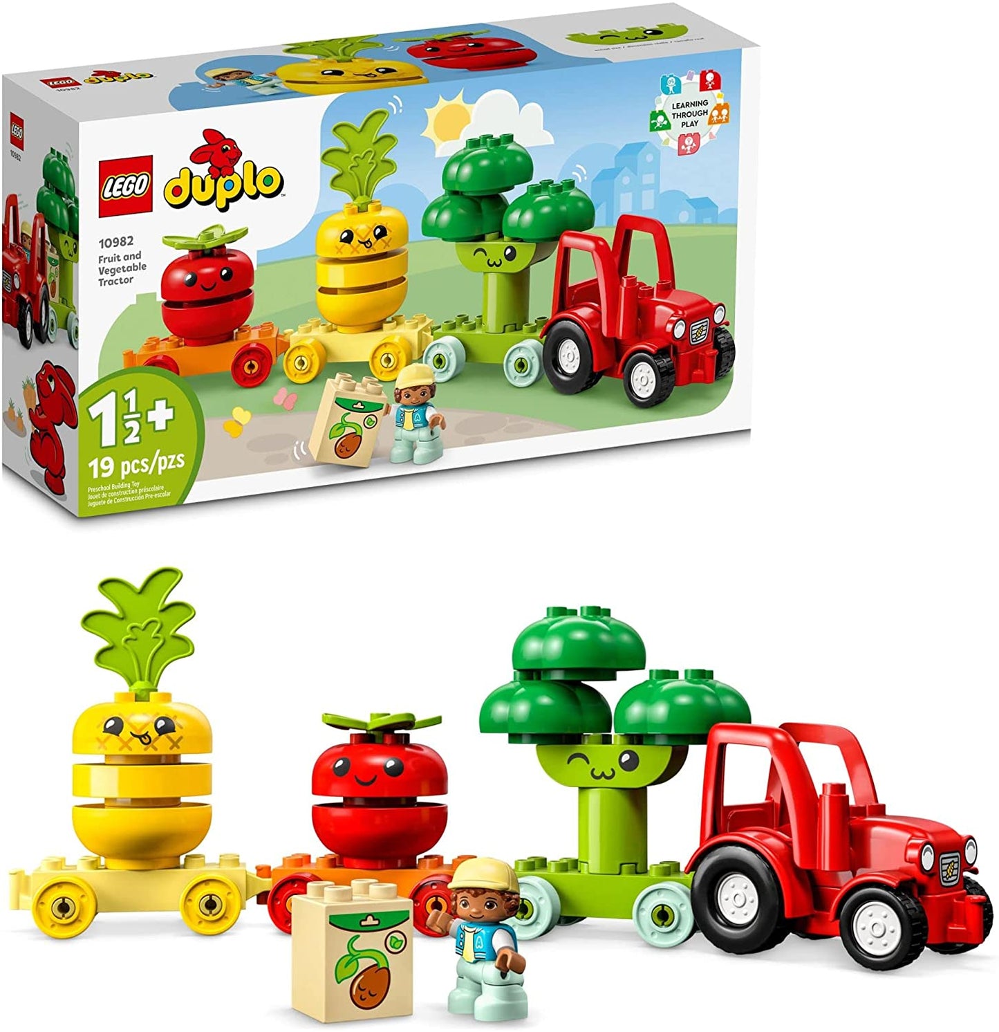 Duplo My First Fruit and Vegetable Tractor-3
