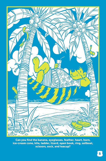 Let's Go Neon Travel Puzzle Book-3