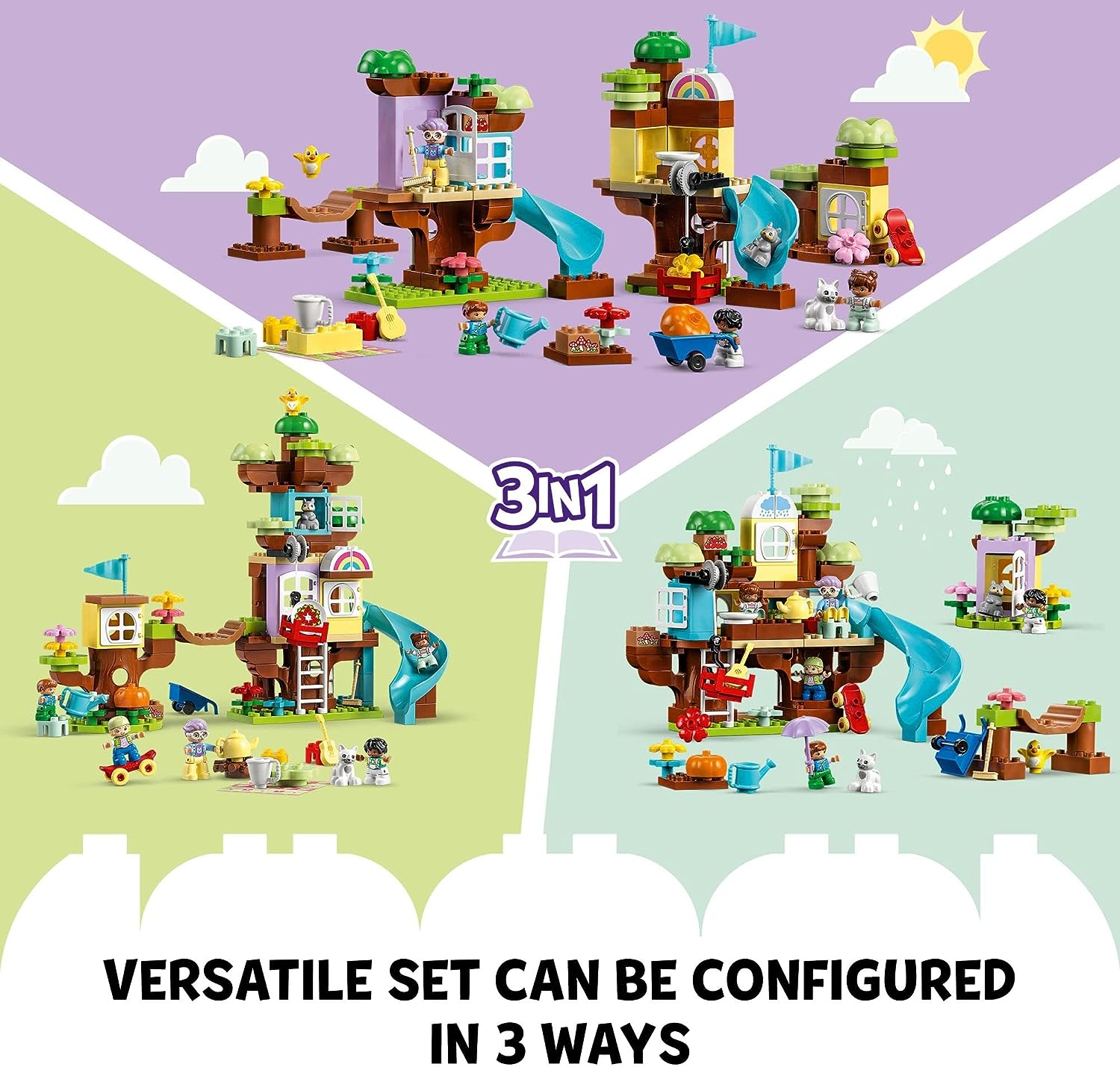 Duplo 3 in 1 Tree House-1