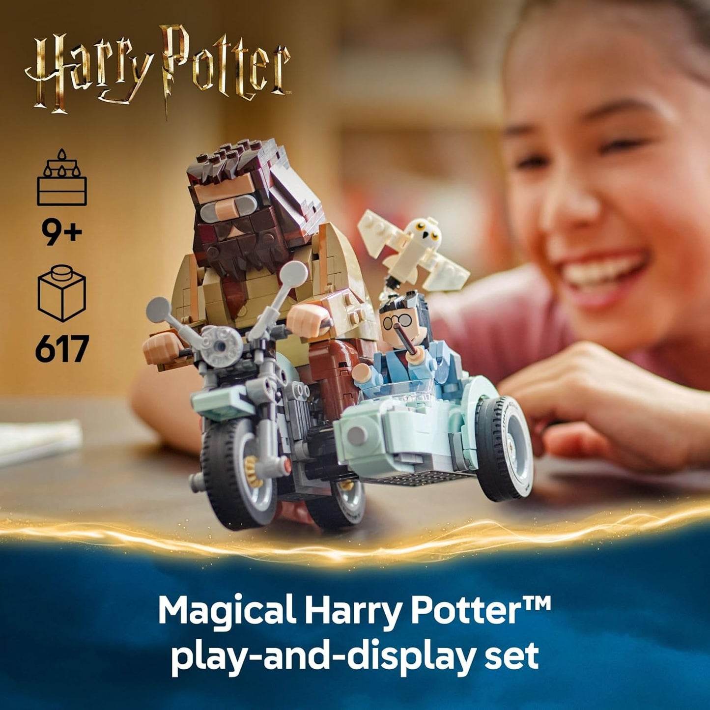 Harry Potter Hagrid  and Harry's Motorcycle Ride-3