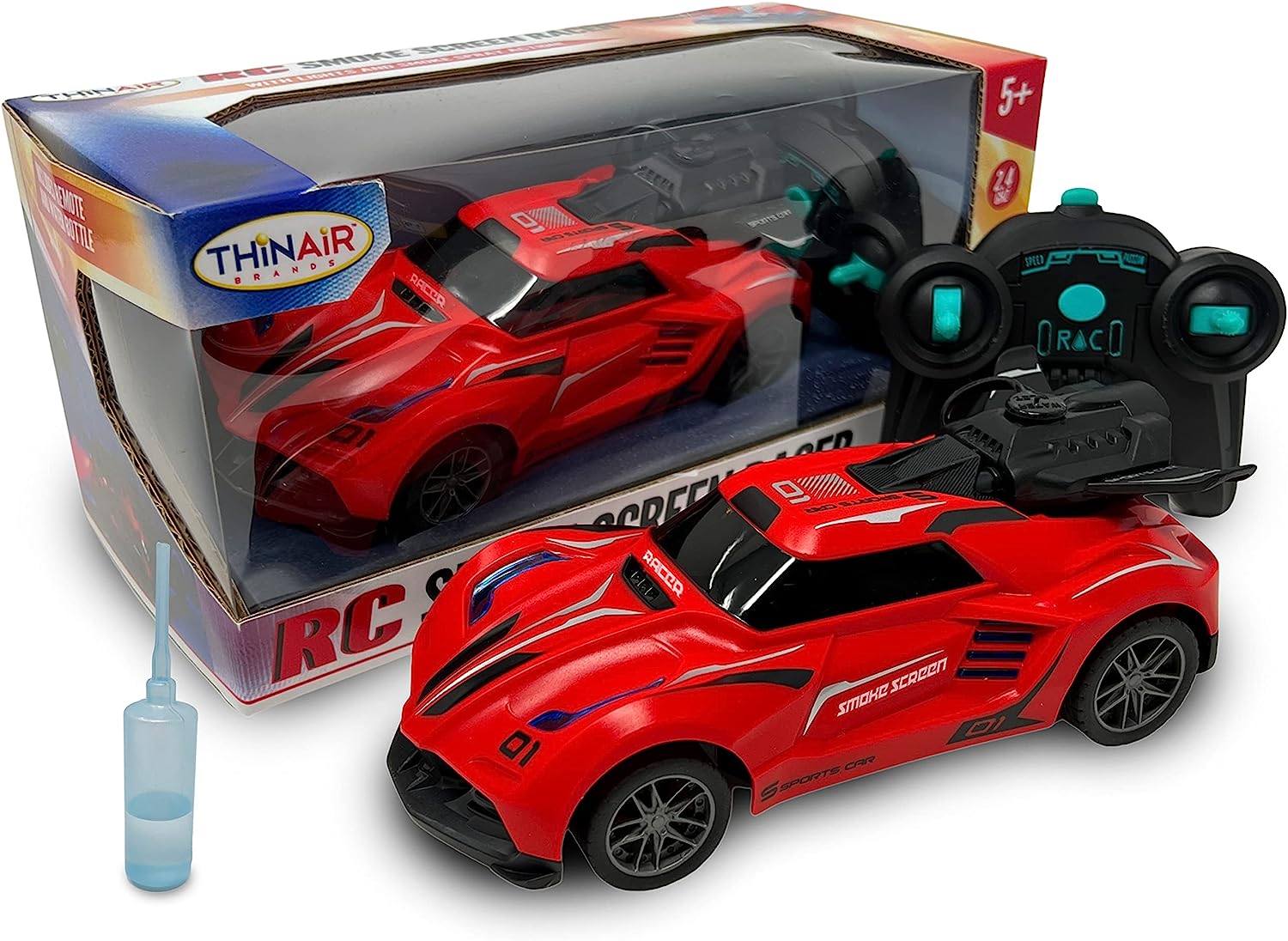 Rc Smoke Screen Racer Red