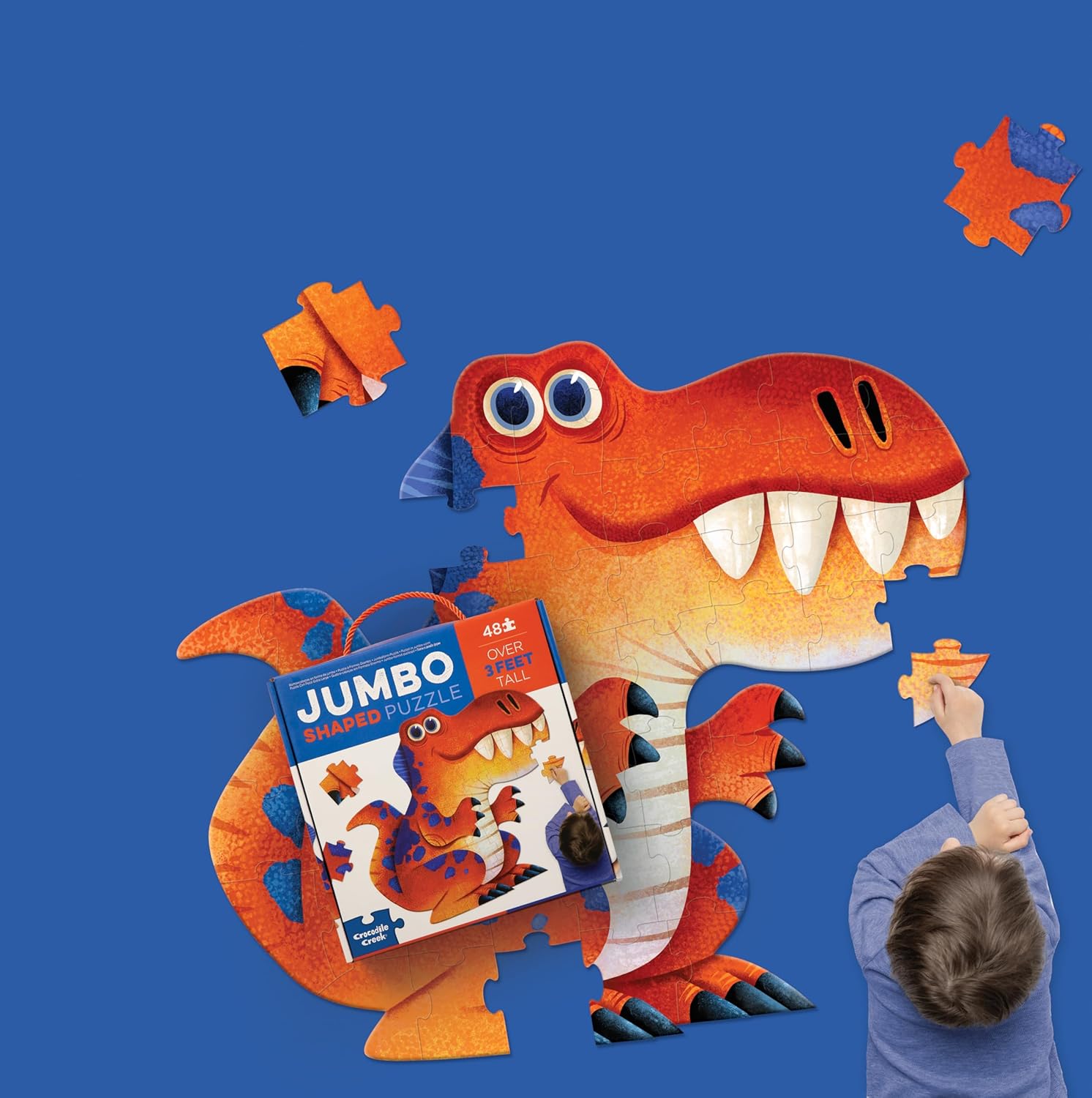 48 Pc Jumbo Puzzle Dino-3