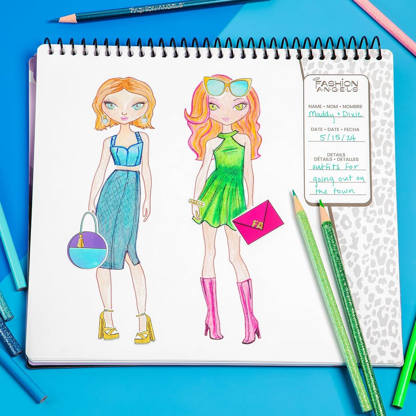 Glam Fashion Sketch Set-3