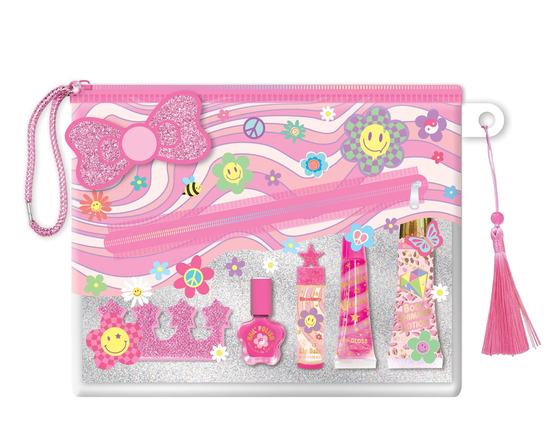 Beauty Pouch Groovy Flowr-1