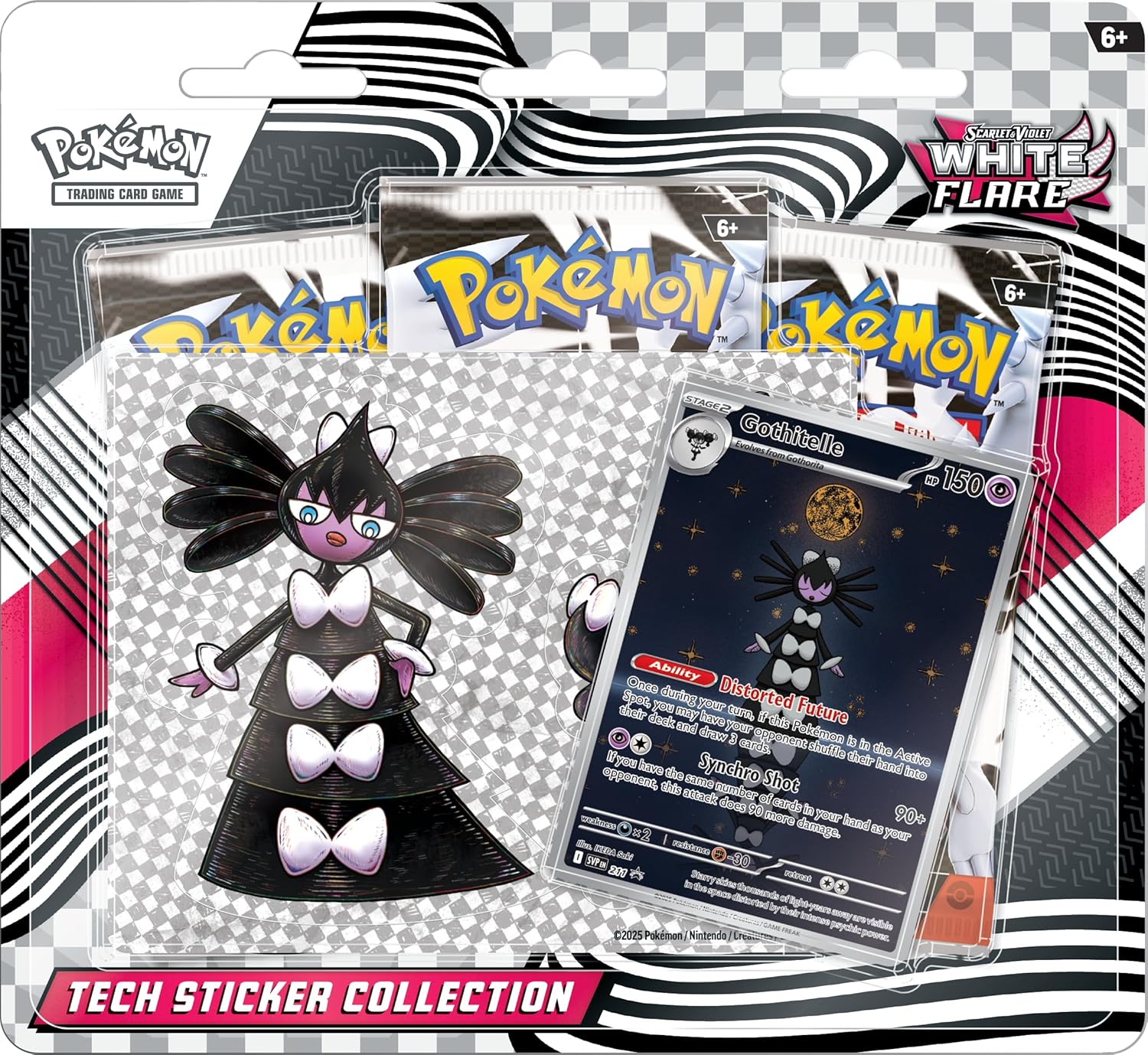 Pkm White Flare 3pk Tech