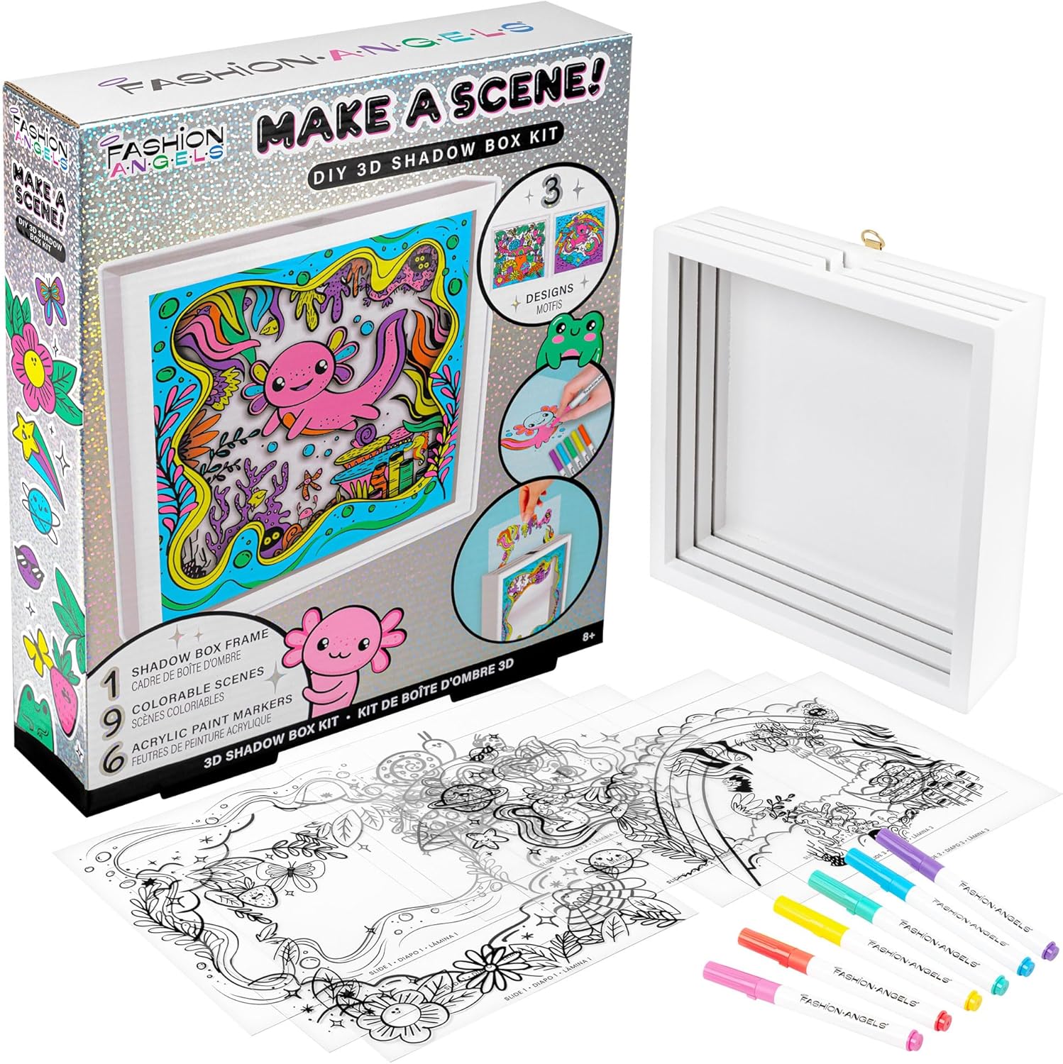 Axolotl Shadow Box Kit-3