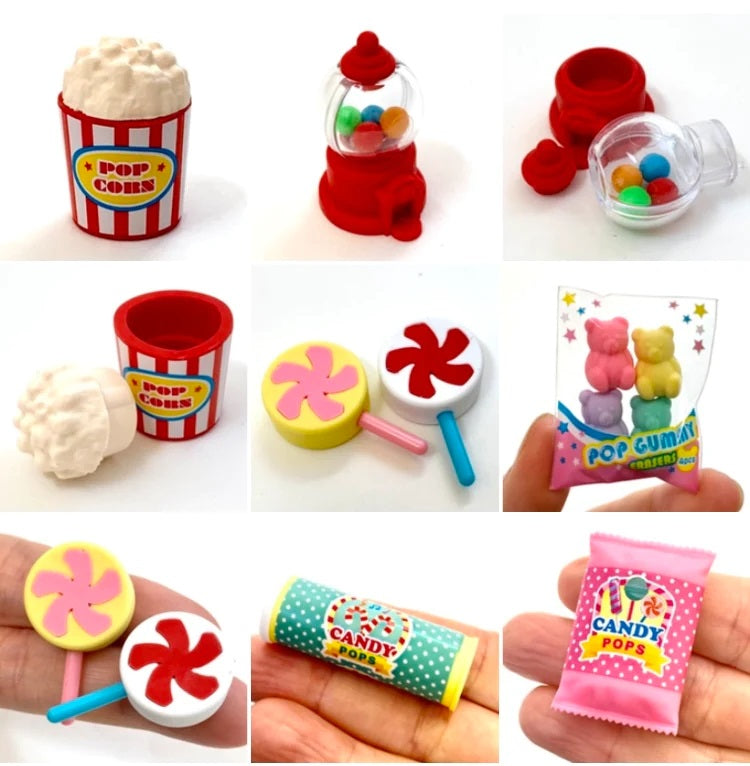 Candy Sweets Eraser Set-4