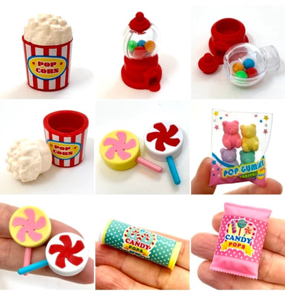 Candy Sweets Eraser Set-4