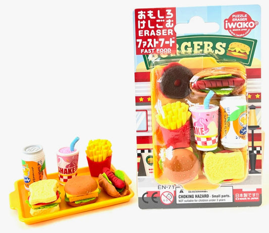 Fast Food Eraser Card Set-1