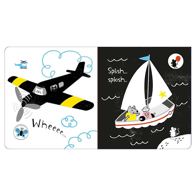 Baby's Black and White Books Things That Go-4
