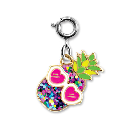 Glitter Pineapple Charm-1