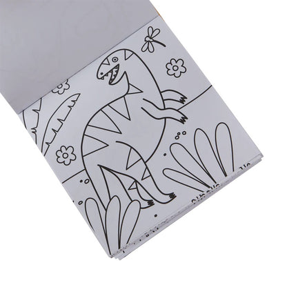 Carry Along Coloring Book Set Dinoland-3