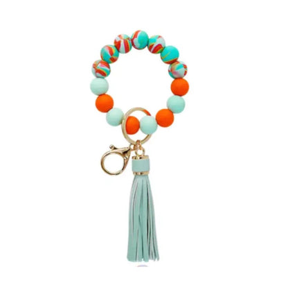 Beaded Keychain Mint-1