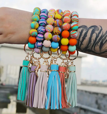 Beaded Keychain Mint-2