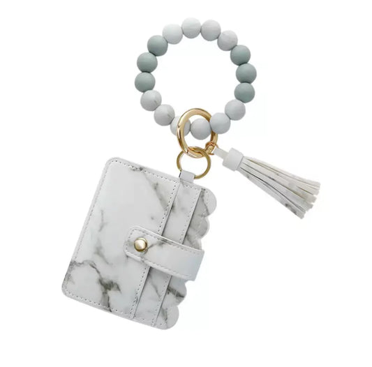 Beaded Wallet Marble-1