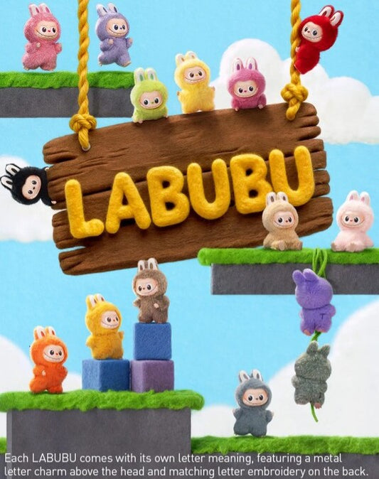 Labubu Pin For Love A to M Blind Box Series-1