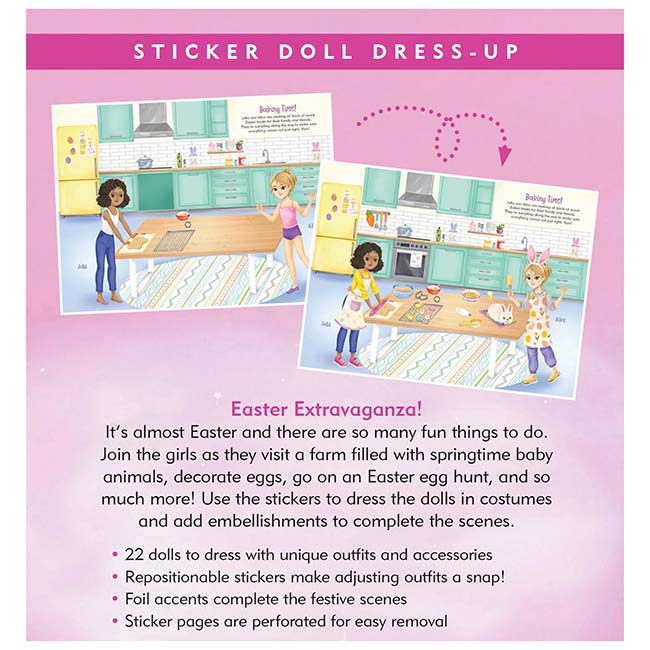 Easter Fun Stckr Doll Bk-2