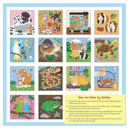 My First Color-by-Sticker Book Pets-2