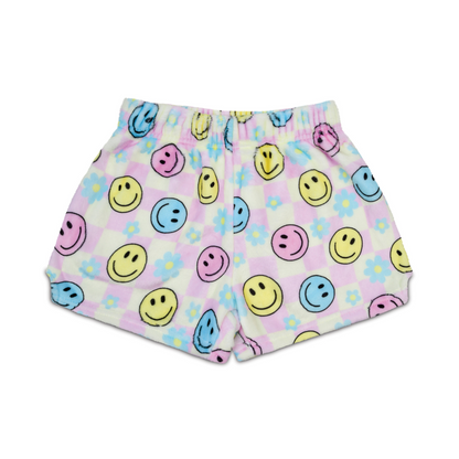 Happy Check Plush Short S-1