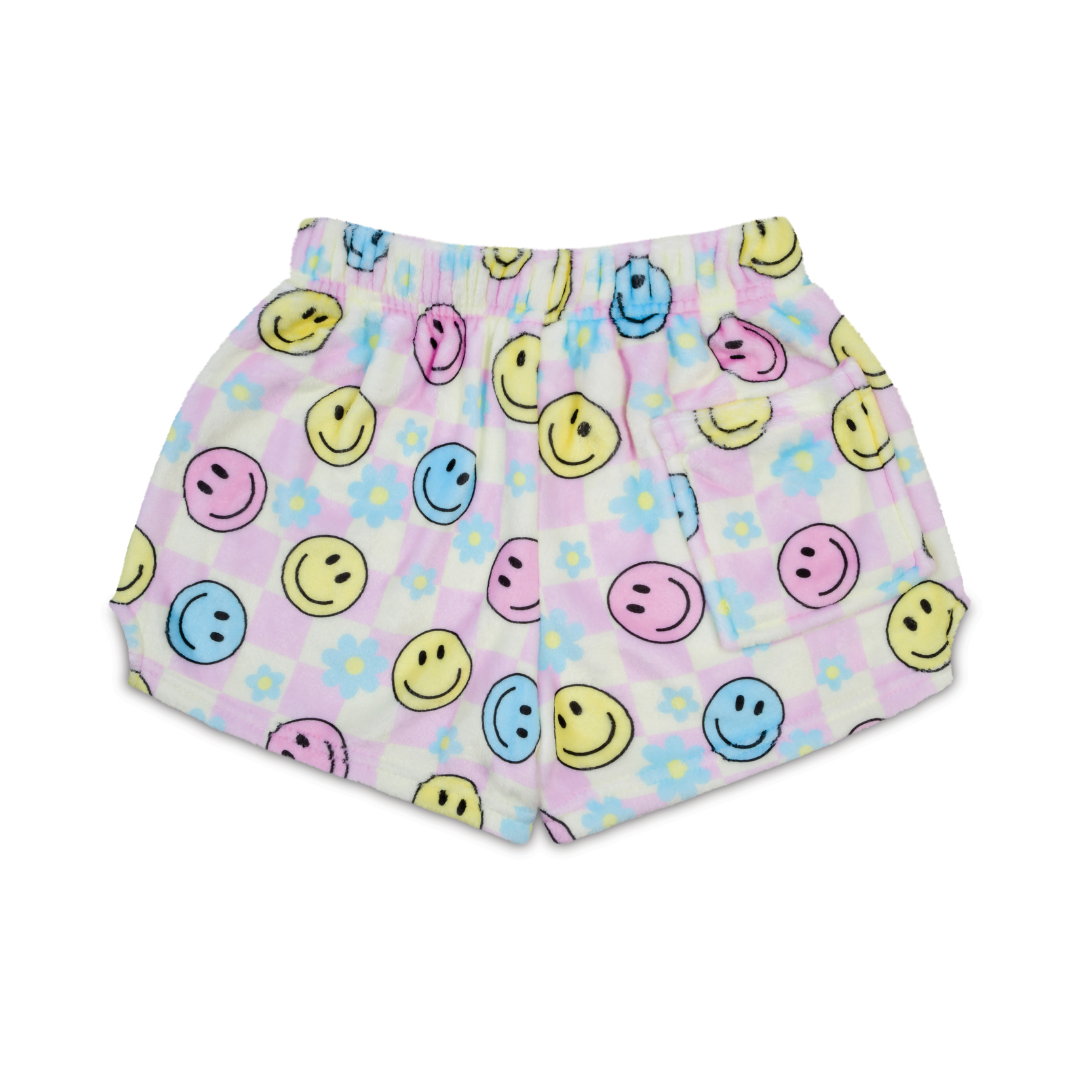 Happy Check Plush Short S-2