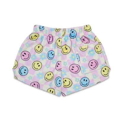 Happy Check Plush Short S-2