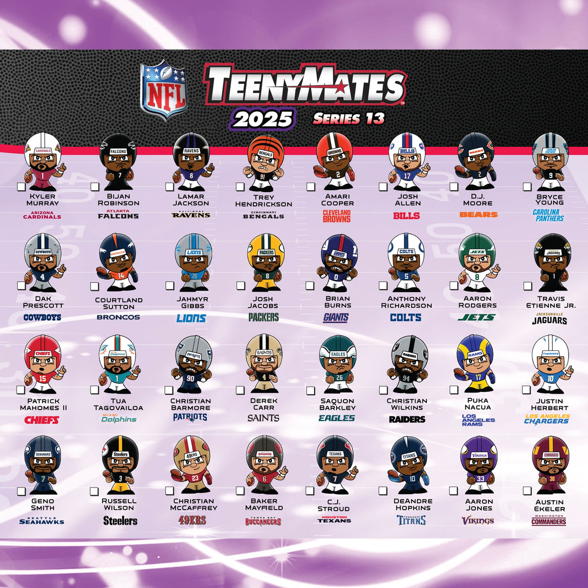 NFL TeenyMate Gravity 2025-2