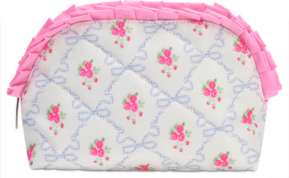 Cosmetic Bag Oval Ditsy Floral-1