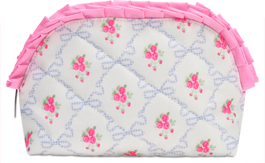 Cosmetic Bag Oval Ditsy Floral-1