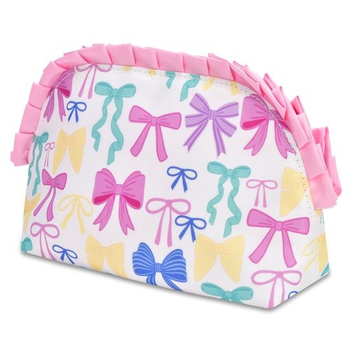 Cosmetic Bag Oval Pretty Bow-1