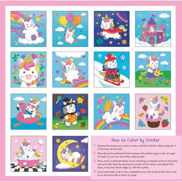 Color by Sticker Baby Unicorn Sparkles