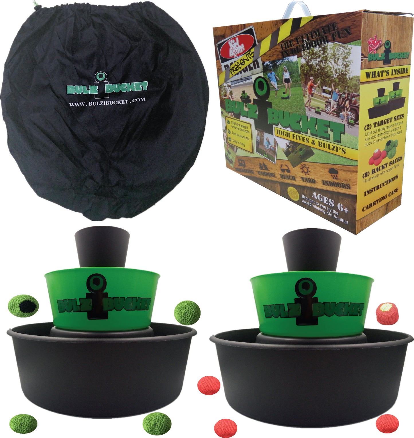 Bulzibucket Green and Black